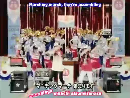 marching march cheerleader